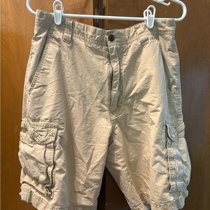 🥳 Nautica Tan Cargo Shorts Relaxed Fit Lightweight